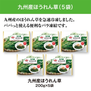 冷凍野菜】ほうれん草 | 全農食品オンラインショップ