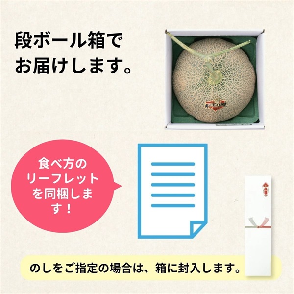 夕張メロン秀品 3Lサイズ 1玉 6月下旬発送開始 | 全農食品
