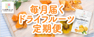 毎月届くドライフルーツ定期便